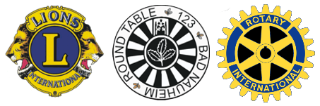 Logo of Round Table Bad Nauheim and Lions International und Rotary